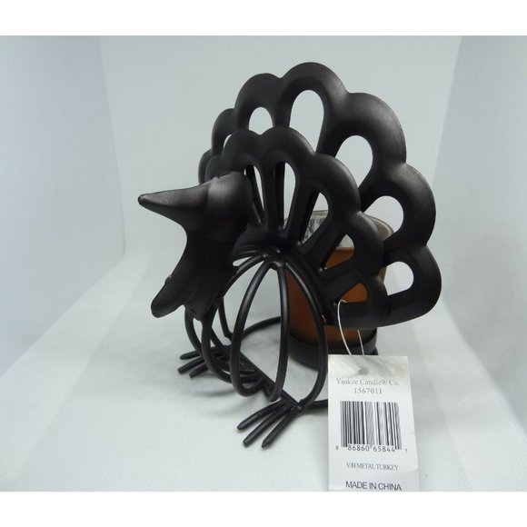 Yankee Candle | THANKSGIVING Metal TURKEY Votive Holder | Bronze Tone 2017 - Picture 2 of 6